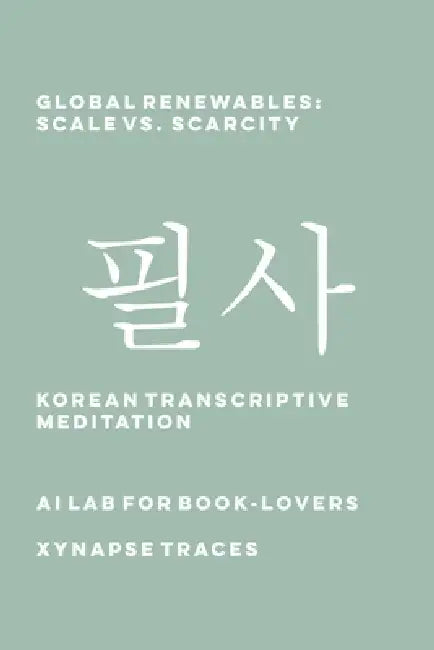 Global Renewables: Scale vs. Scarcity by Ai Lab for Book-Lovers