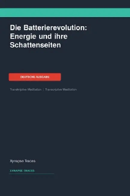Die Batterierevolution: Energie und ihre Schattenseiten by Xynapse Traces