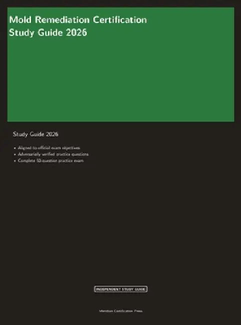 Mold Remediation Certification Study Guide 2026 by Meridian Certification Press, Proctor Ai