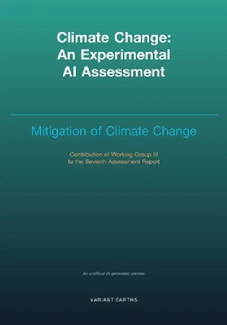Climate Change - An Experimental AI Assessment: Volume III: Mitigation by Vigil Ai