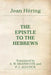 The Epistle to the Hebrews by Jean Hering