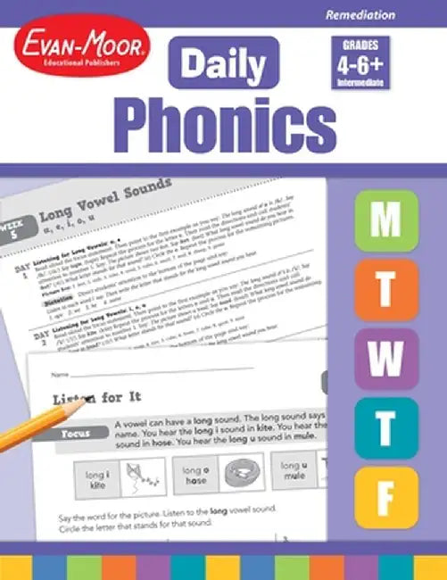 Daily Phonics Grade 4-6+ by Evan-Moor Educational Publishers