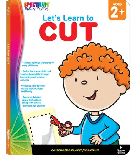Let's Learn to Cut, Ages 2 - 5 by Spectrum