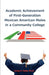 Academic Achievement of First-Generation Mexican American Males in a Community College by Carlos C. Peña