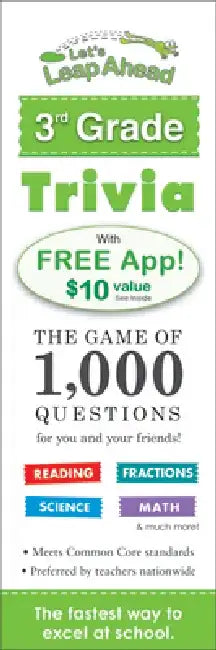 Let's Leap Ahead: 3rd Grade Trivia: The Game of 1,000 Questions for You and Your Friends! by Alex A. Lluch