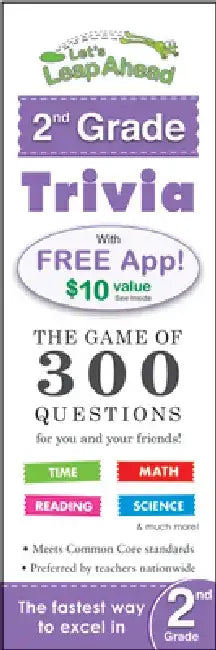 Let's Leap Ahead 2nd Grade Trivia Notepad: The Game of 300 Questions for You and Your Friends! by Alex A. Lluch