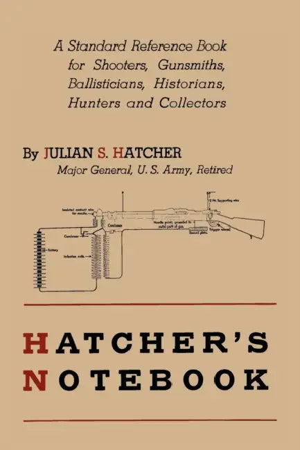 Hatcher's Notebook: A Standard Reference Book for Shooters, Gunsmiths, Ballisticians, Historians, Hunters, and Collectors by Julian S. Hatcher