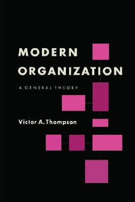 Modern Organization by Victor Alexander Thompson