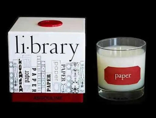 Paper Library Candle by Assouline