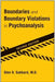 Boundaries and Boundary Violations in Psychoanalysis by Glen O. Gabbard