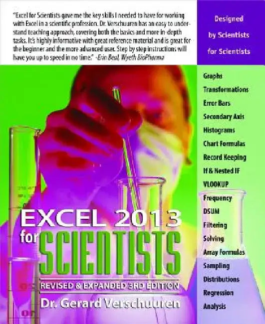 Excel 2013 for Scientists by Gerard M., Dr. Verschuuren