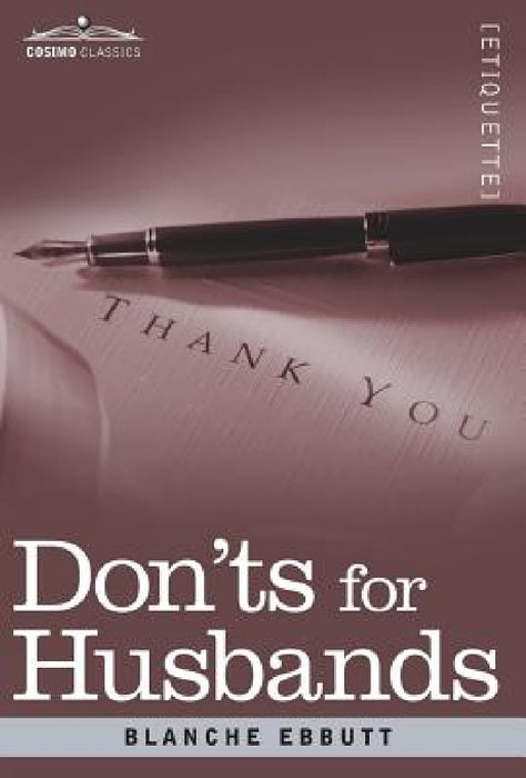 Don'ts for Husbands by Blanche Ebbutt