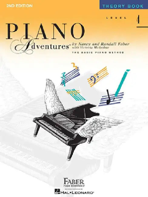 Piano Adventures, Level 4, Theory Book by Nancy Faber