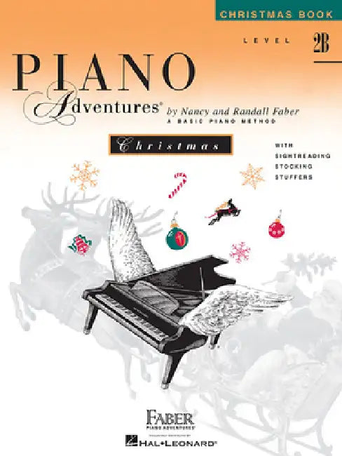 Piano Adventures - Christmas Book - Level 2b  by Nancy Faber
