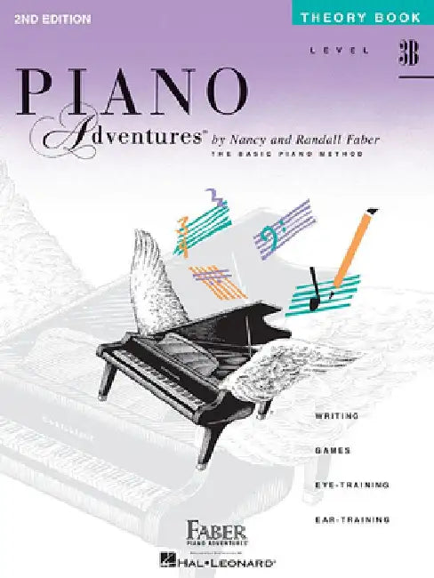 Piano Adventures, Level 3B, Theory Book by Nancy Faber