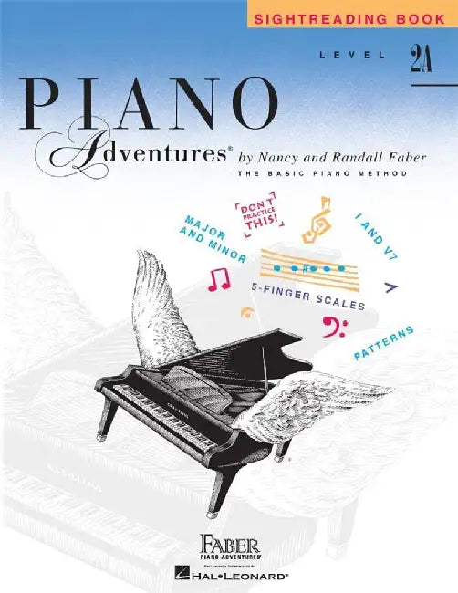 Level 2a - Sightreading Book: Piano Adventures by Nancy Faber