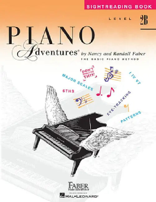 Piano Adventures, Sightreading Level 2b: The Basic Piano Method by Nancy Faber