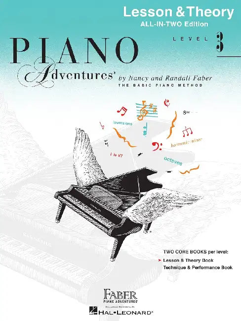 Piano Adventures All-In-Two Level 3 Lesson/Theory 
