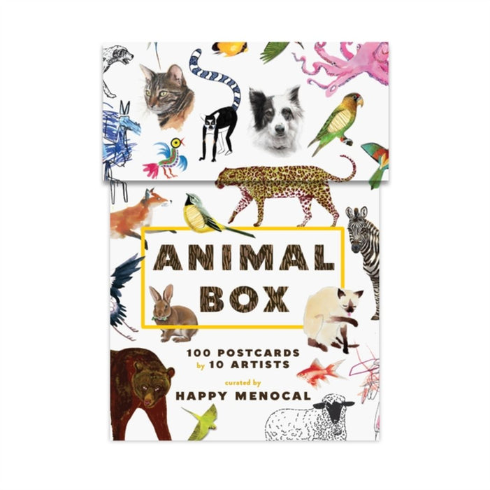Animal Box: 100 Postcards by 10 Artists