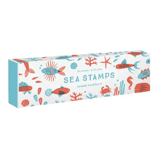 Sea Stamps: 25 Rubber Stamps and Two Ink Colors by Louise Lockhart