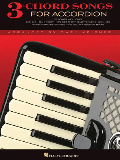 3-Chord Songs for Accordion by Hal Leonard Corp, Gary Meisner