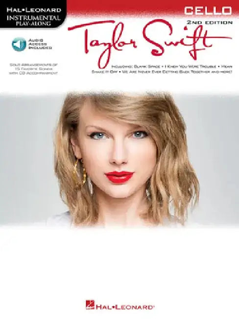 Taylor Swift Instrumental Play-Along for Cello (Book/Online Audio) by Taylor Swift