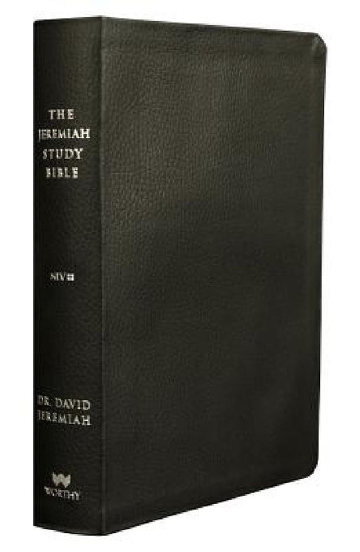 The Jeremiah Study Bible, Niv: (Black W/ Burnished Edges) Leatherluxe(r) with Thumb Index: What It Says. What It Means. What It Means for You. by David Jeremiah