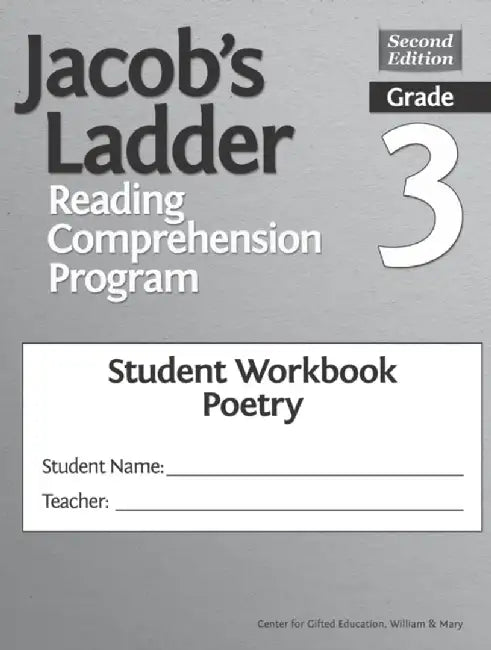 Jacob's Ladder Reading Comprehension Program: Grade 3, Student Workbooks, Poetry, (Set of 5) by Clg Of William And Mary/C