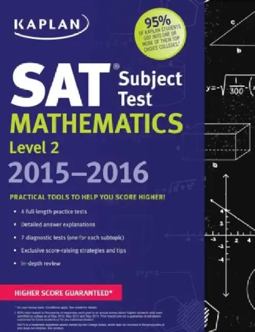 Kaplan Sat Subject Test Mathematics Level 2 2015-2016 