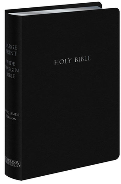Large Print Wide Margin Bible-KJV by Hendrickson Bibles