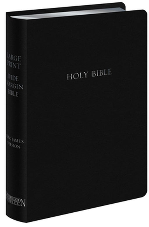 Large Print Wide Margin Bible-KJV by Hendrickson Bibles