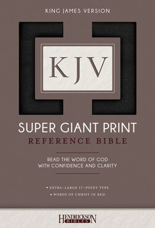 KJV Super Giant Print Bible by Hendrickson Bibles