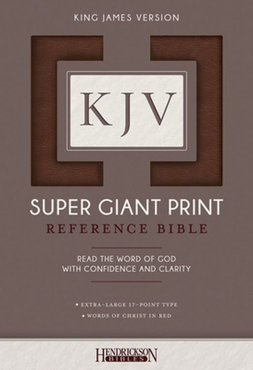 KJV Super Giant Print Bible by Hendrickson Bibles