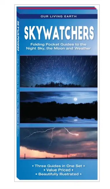 Skywatchers: Folding Pocket Guides to the Night Sky, the Moon and Weather by James Kavanagh