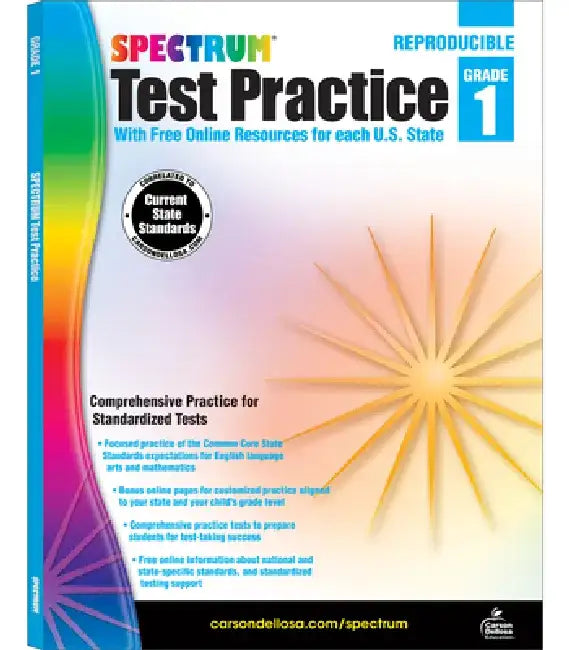 Spectrum Test Practice, Grade 1 by Spectrum
