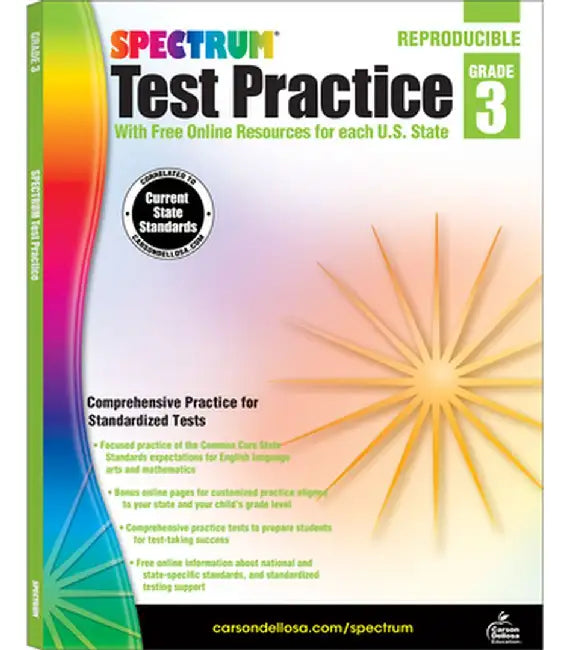 Spectrum Test Practice, Grade 3 by Spectrum