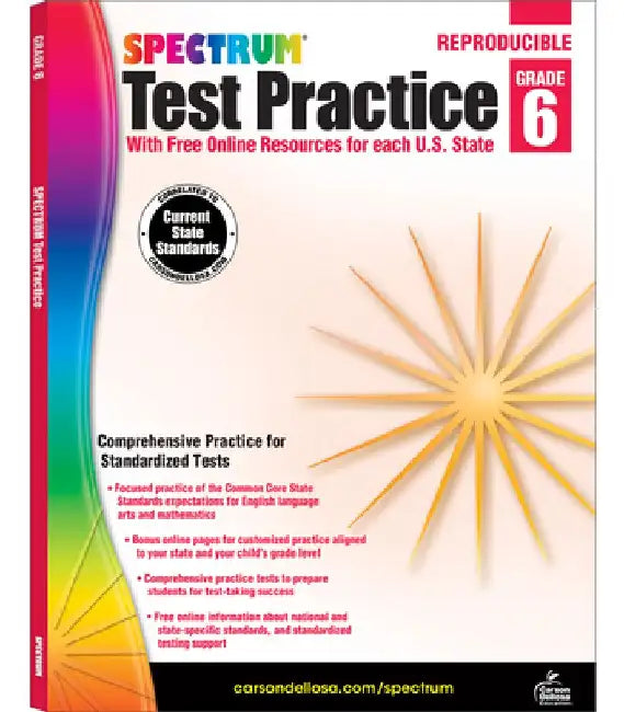 Spectrum Test Practice, Grade 6: Volume 66 by Spectrum