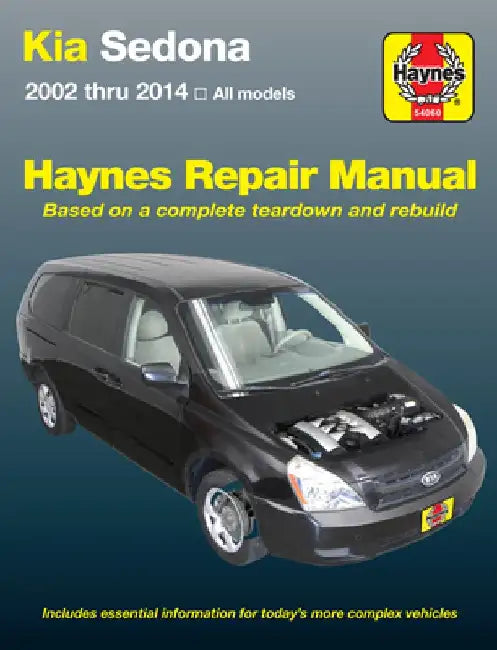 Kia Sedona, '02-'14 by Haynes Publishing