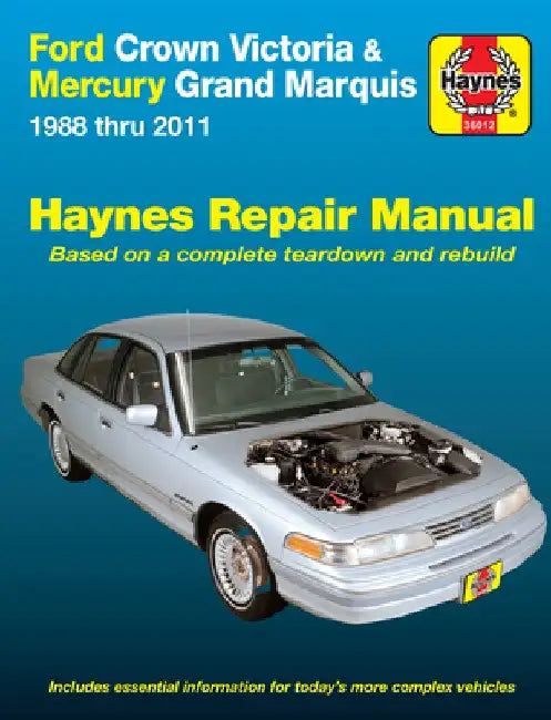 Ford Crown Victoria & Mercury Marquis: 1988 Thru 2011 by Ken Freund