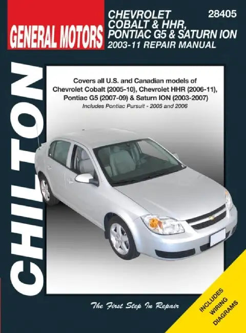 Chevrolet Cobalt & Hhr Pontiac G5 & Saturn Ion 2003-2011 by Haynes
