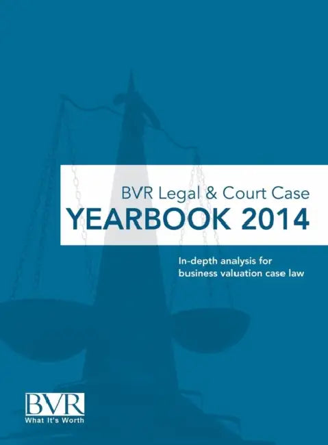 BVR Legal & Court Case Yearbook 2014 by Sylvia Golden, Jan Davis