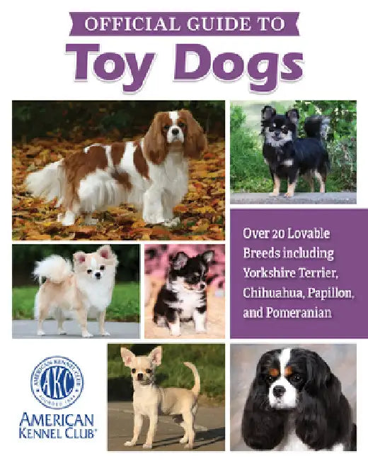 Akc Official Guide to Toy Dogs: Featuring Lovable Breeds Including Yorkshire Terrier, Chihuahua, Papillon, and Pomeranian by American Kennel Club