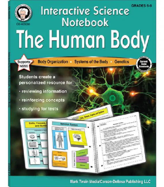 Interactive Science Notebook: The Human Body Resource Book by Schyrlet Cameron, Carolyn Craig