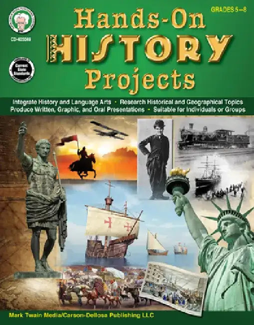 Hands-On History Projects Resource Book, Grades 5 - 8 by Joyce Stulgis Blalok