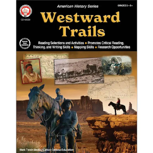 American History Series Westward Trails Workbook, Grades 5 - 12 by Cindy Barden