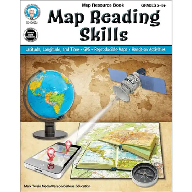 Map Reading Skills Workbook, Grades 5 - 12 by Myrl Shireman