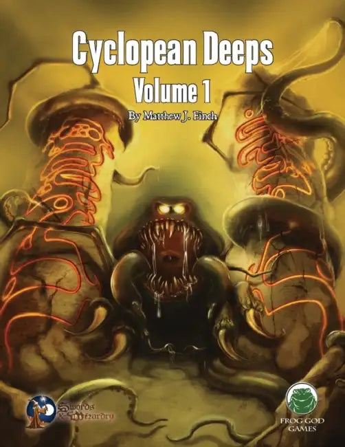Cyclopean Deeps Volume 1  Swords  Wizardry