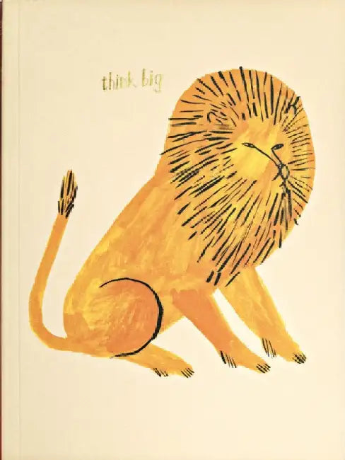 Big Cat Lion Greenjournal by Jen Collins
