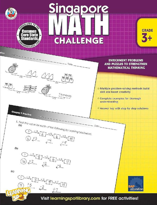 Singapore Math Challenge  by Frank Schaffer Publications