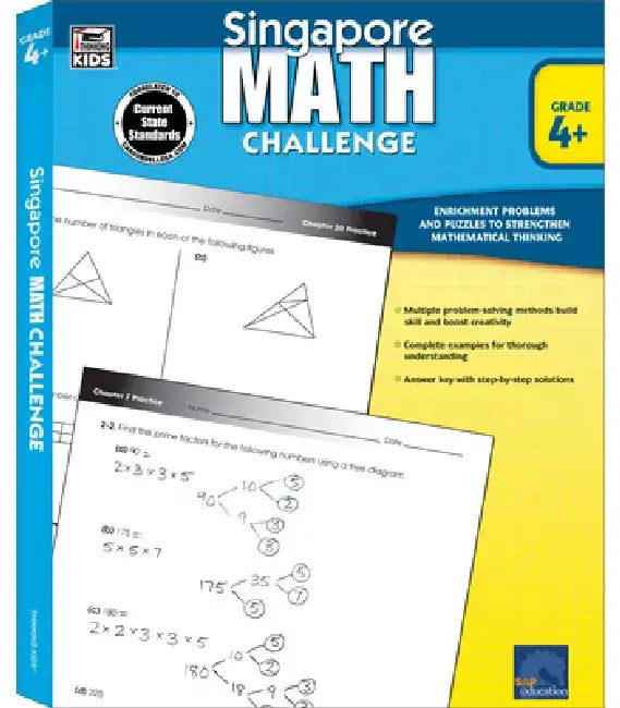 Singapore Math Challenge, Grades 4 - 6 by Frank Schaffer Publications